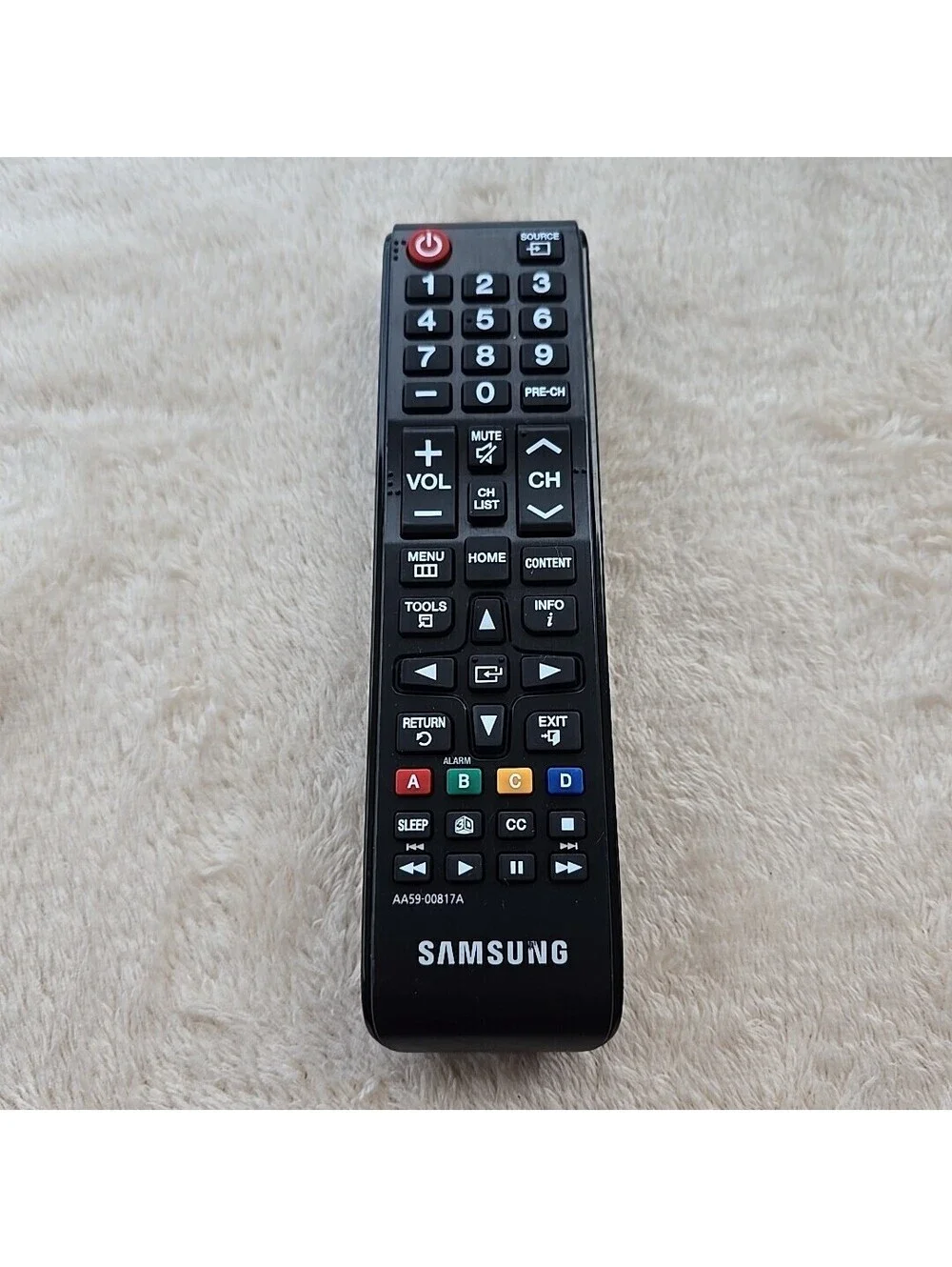 Original TV Remote Control for Samsung HG40NE478 Television (USED)